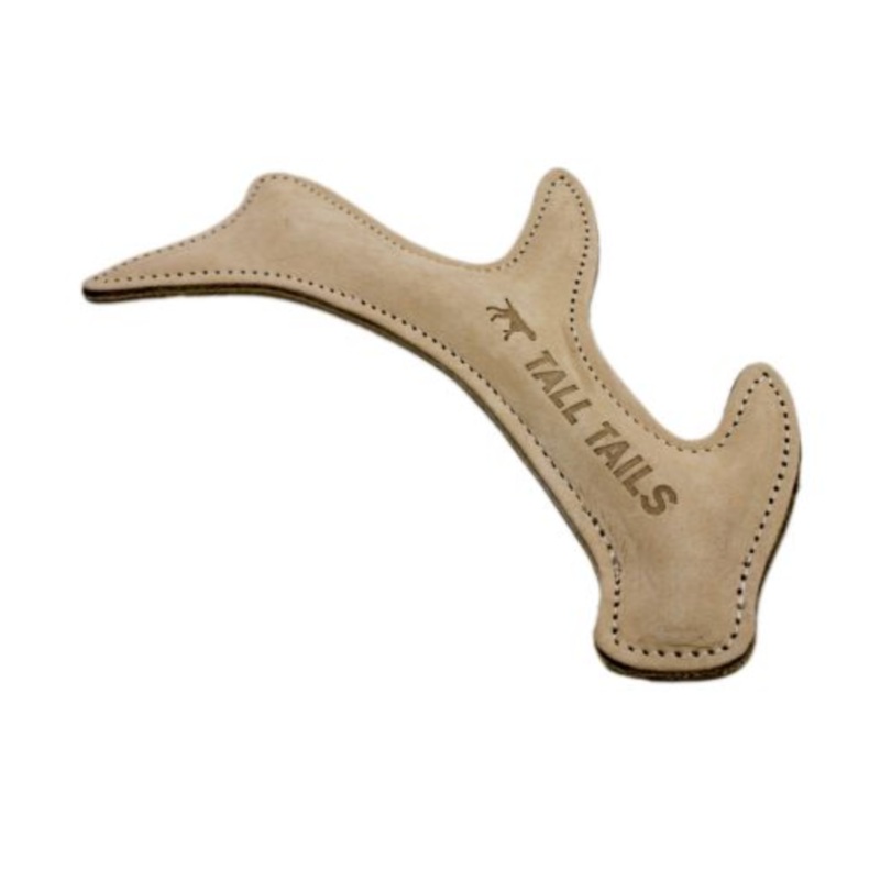 Tall Tails Natural Leather Antler 11"