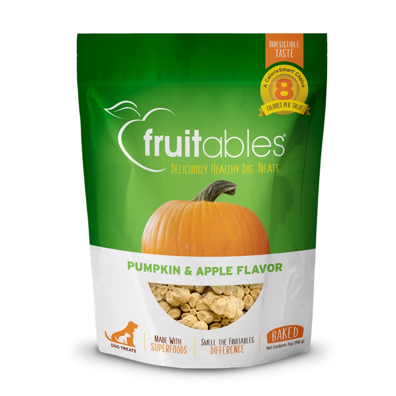 Fruitables Baked Pumpkin & Apple Flavor Treats 7 oz.
