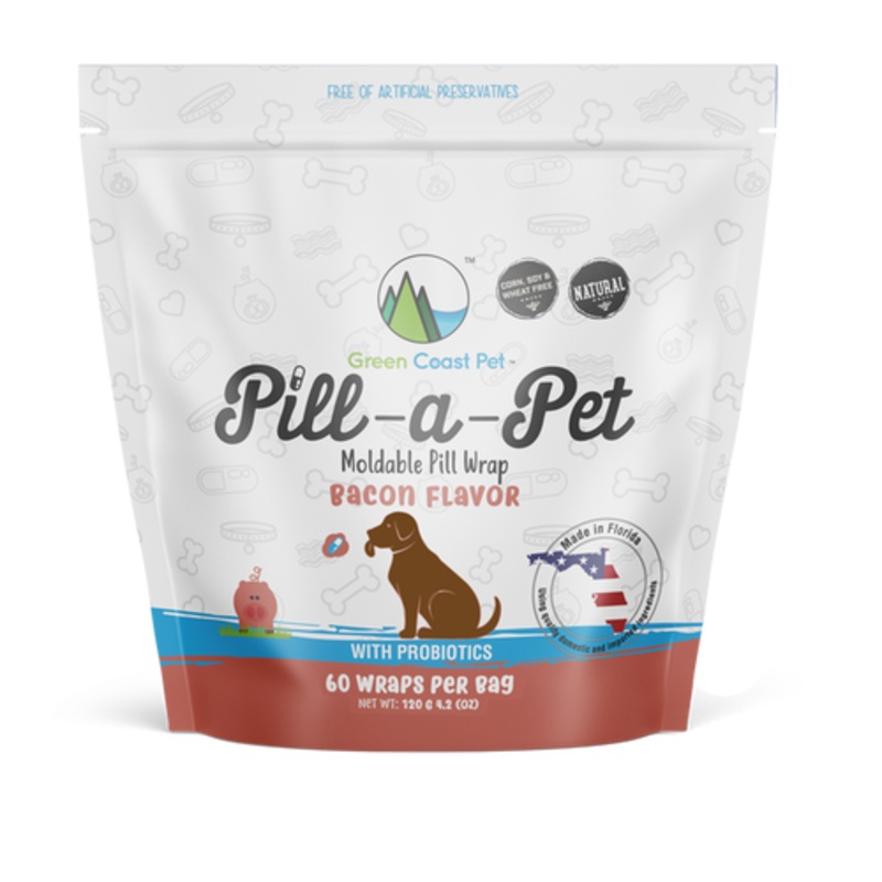 Green Coast Pet Pill A Pet Bacon Wraps
