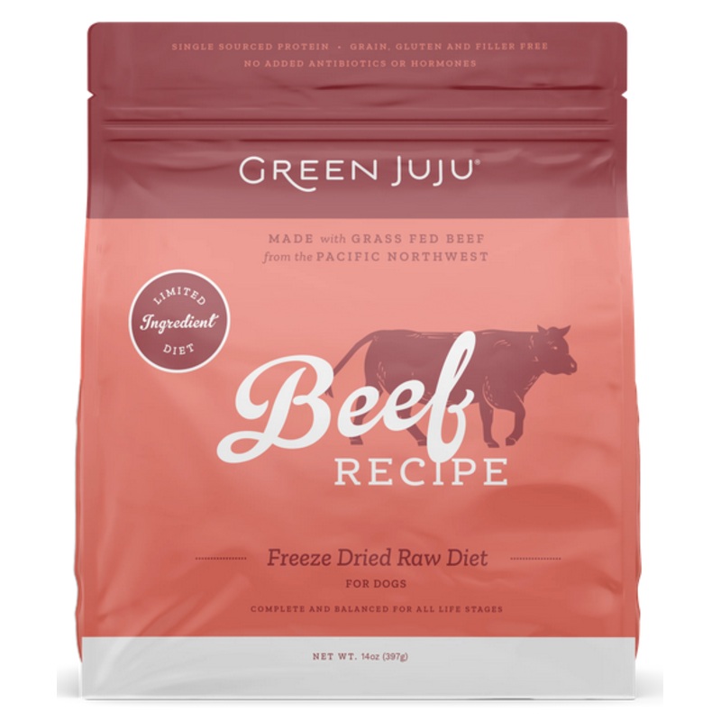 Green Juju Freeze Dried Limited Ingredient Beef 14 oz.