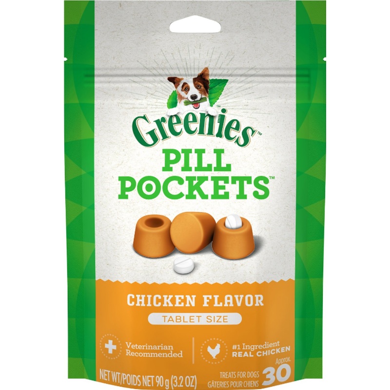 Greenies Pill Pockets  Tablets Chicken 3.2 oz ( 30 Count)