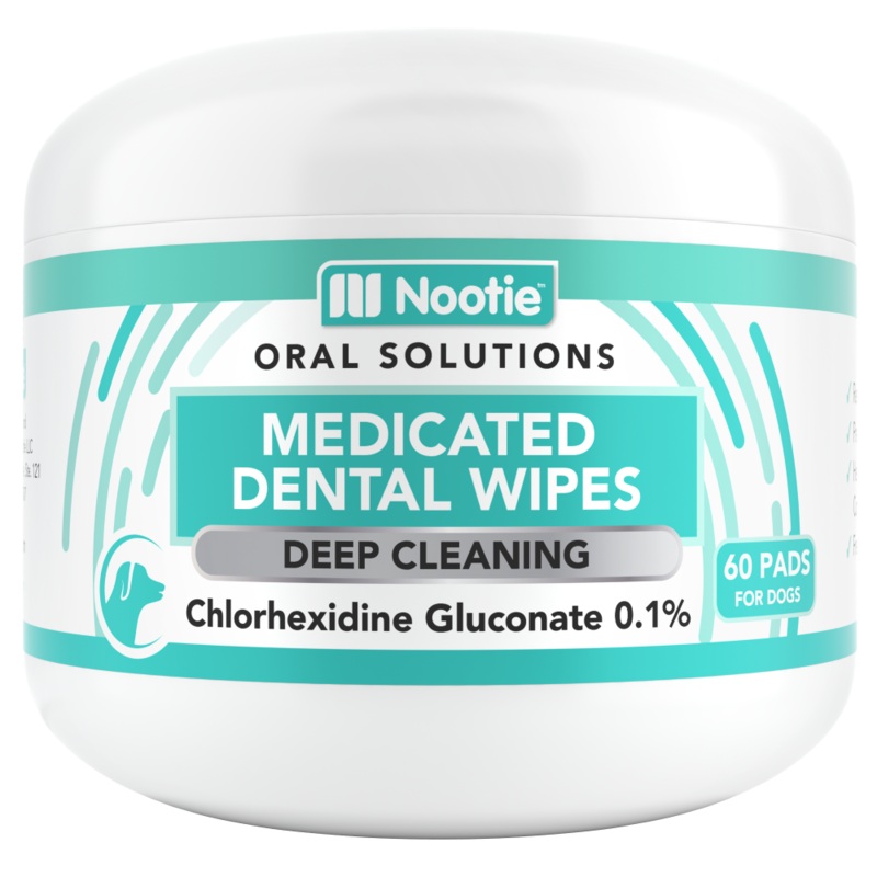 Nooties Antimicrobial Dental Wipes 60 ct.