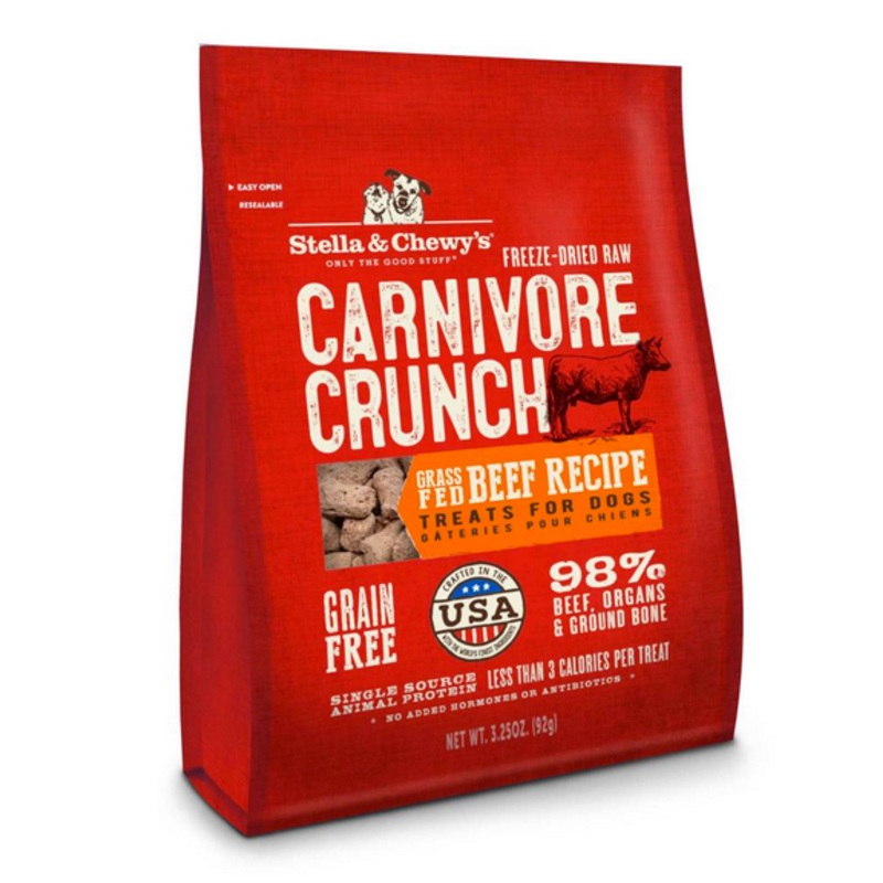Stella & Chewy's Carnivore Crunch Freeze-Dried Beef 3.25 oz.