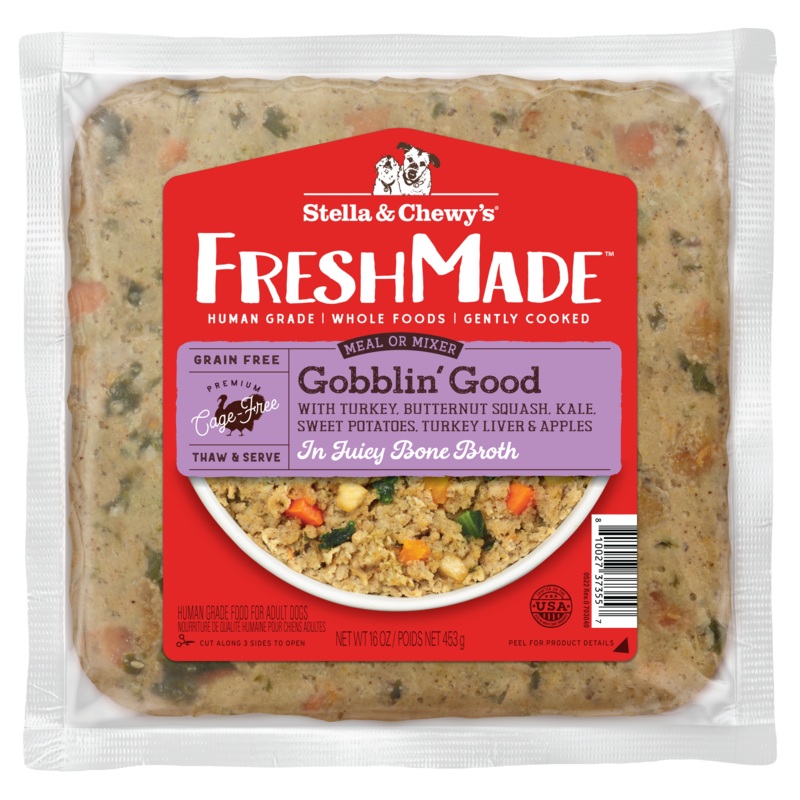 Stella & Chewy's Frozen Gently Cooked Gobblin' Good Turkey