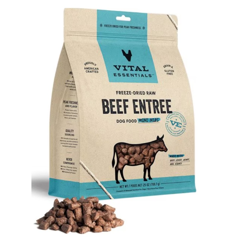 Vital Essentials Freeze Dried Beef Entree 5.5 oz.