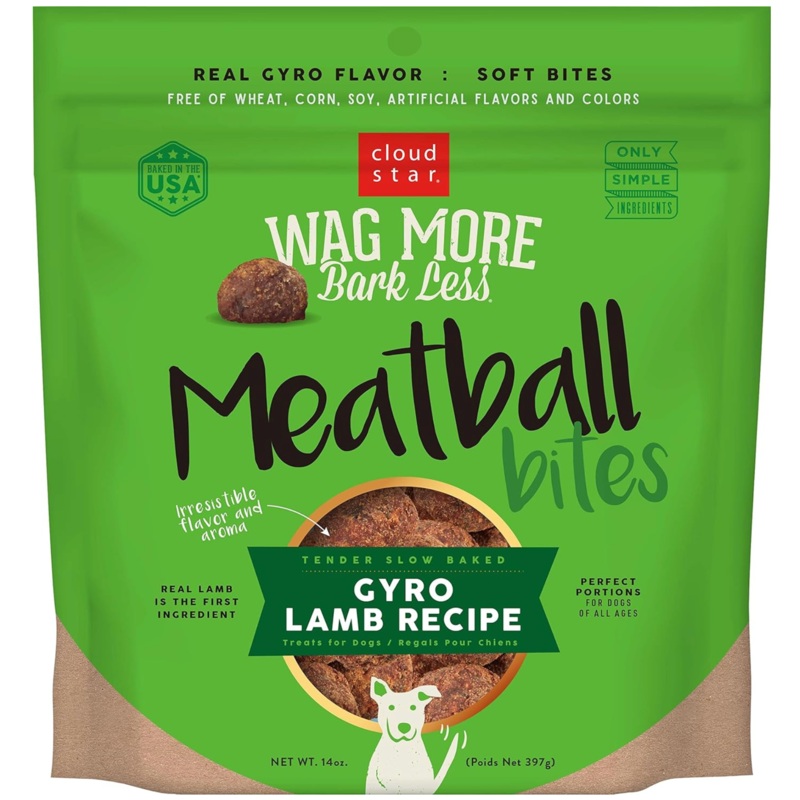 Wag More Bark Less Grain-Free Meatballs Lamb 14 oz.