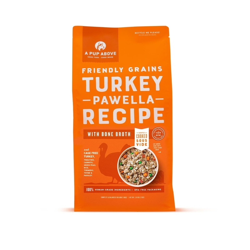 A Pup Above Frozen Turkey Pawella