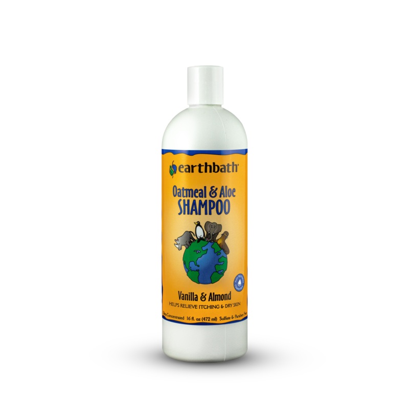 Earthbath Oatmeal & Aloe Vanilla & Almond Shampoo 16 oz