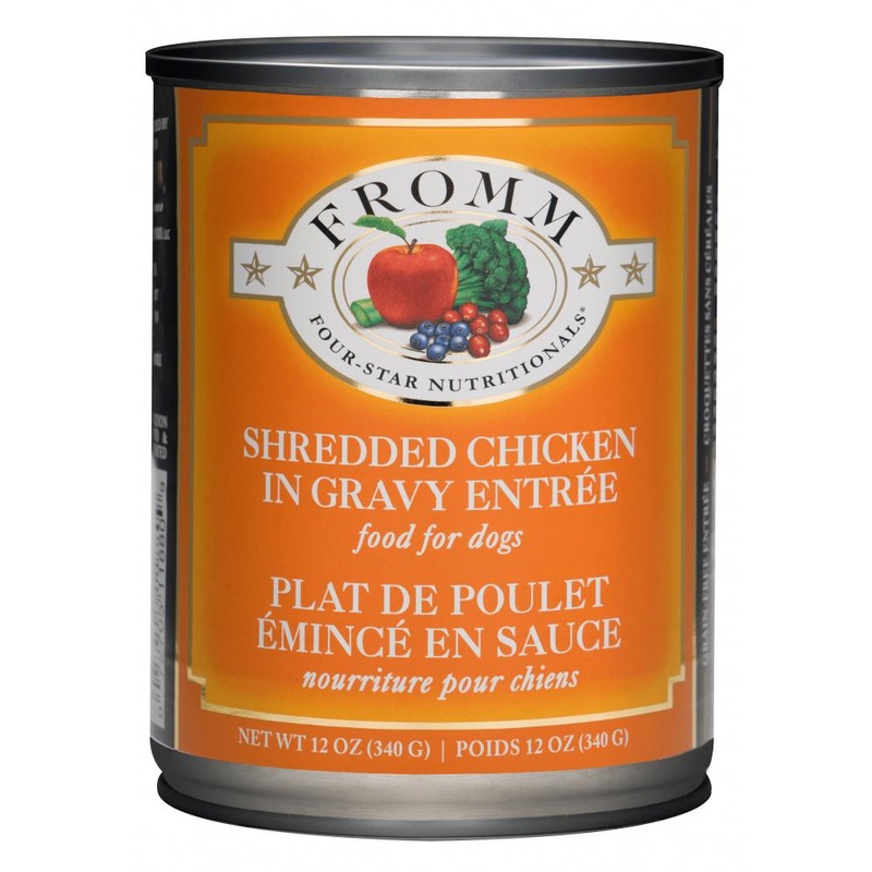 Fromm Four Star Shredded Chicken in Gravy