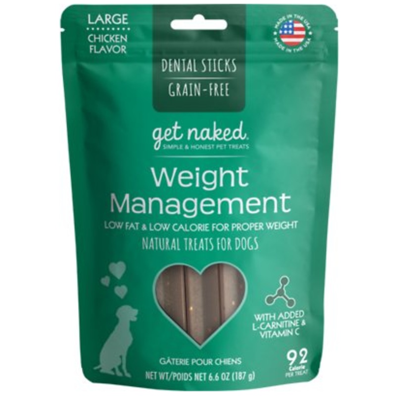 Get Naked Weight Management Dental Chew Sticks
