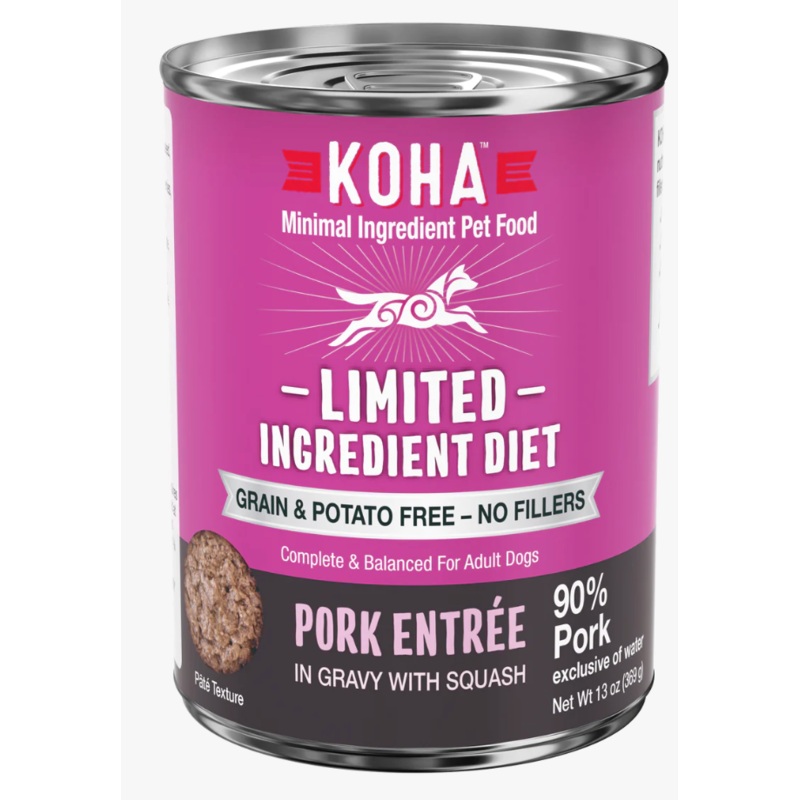 Koha Limited Ingredient Pork Entree