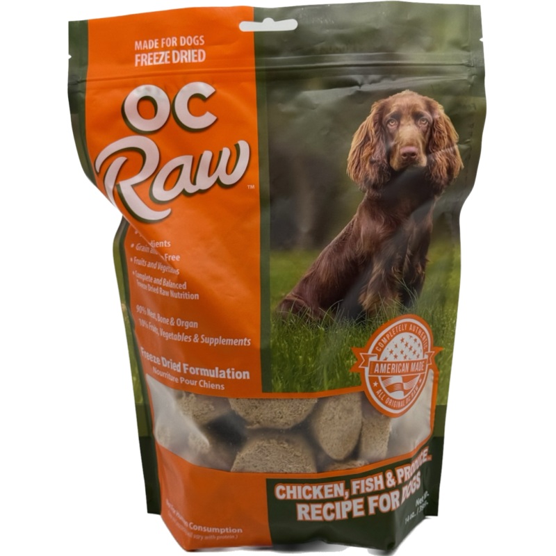 OC Raw Freeze-Dried Chicken Fish & Produce Sliders 14 oz