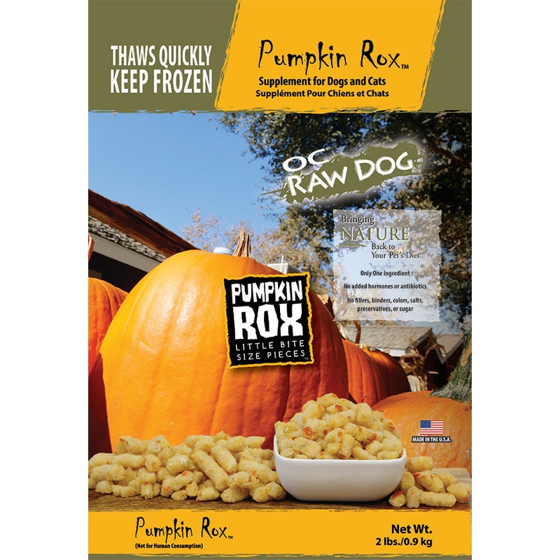 OC Raw Pumpkin Rox 2 Lb.