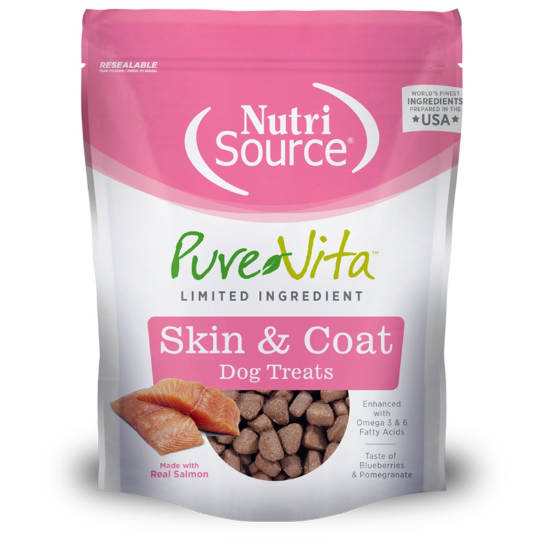 Pure Vita Skin & Coat Treats Dog 6 oz.