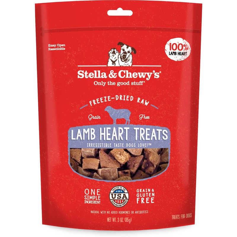 Stella & Chewy's Freeze-Dried Lamb Heart Treats 3 oz.