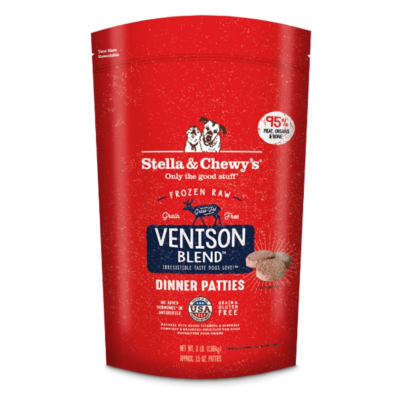 Stella & Chewy's Raw Frozen Venison Blend Dinner Patties