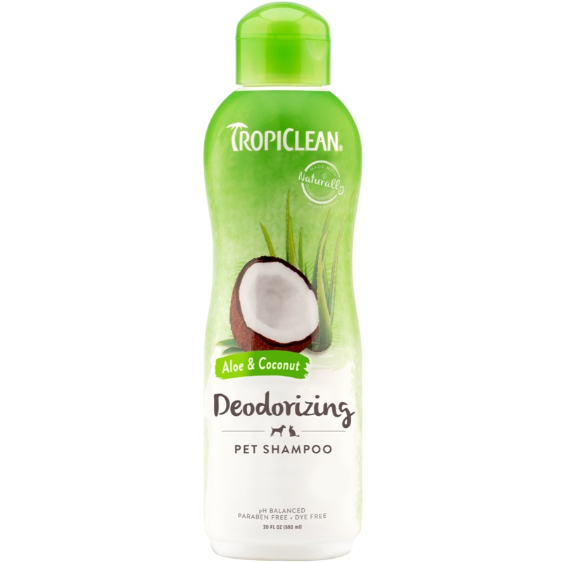 Tropiclean Deodorizing Aloe & Coconut Shampoo 20 oz.