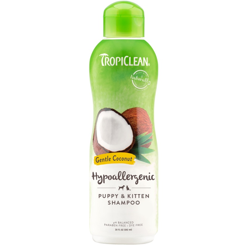 Tropiclean Gentle Coconut Hypoallergenic Puppy Shampoo 20 oz.