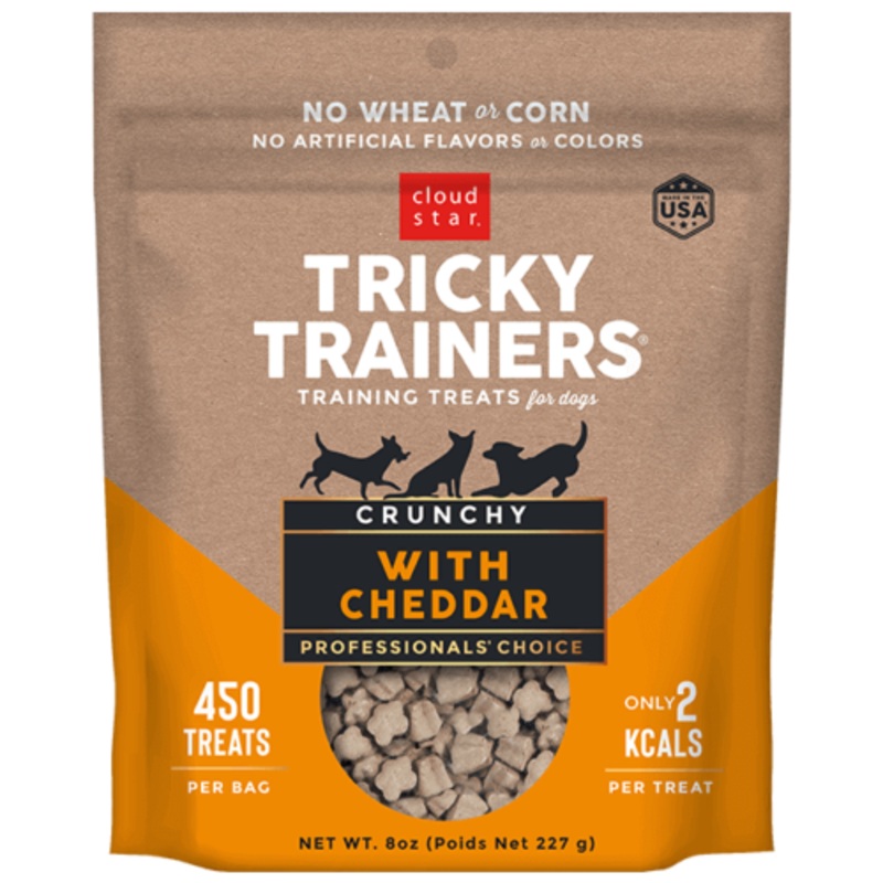 Cloud Star Tricky Trainers Crunchy Cheddar Treats 8 oz.