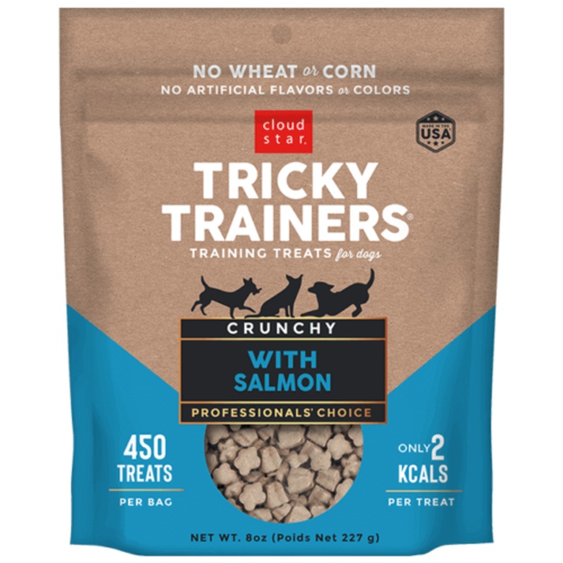 Cloud Star Tricky Trainers Crunchy Salmon Treats 8 oz.