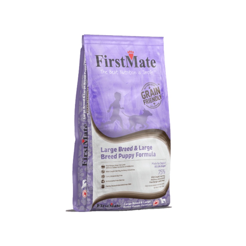 FirstMate Grain Friendly Large Breed Puppy Herring Anchovy & Sardines 25 Lb.