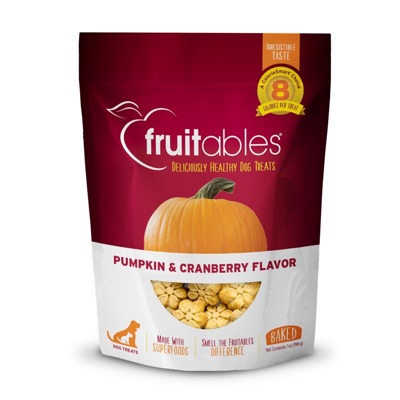 Fruitables Baked Pumpkin & Cranberry Flavor Treats 7 oz.