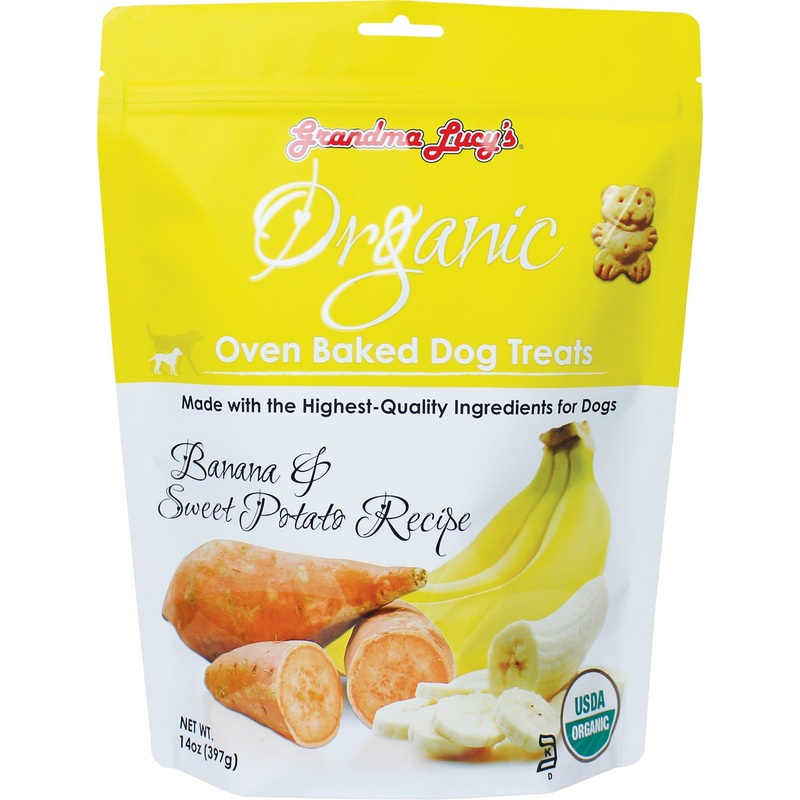Grandma Lucys Organic Treats Banana & Sweet Potato 14 oz.
