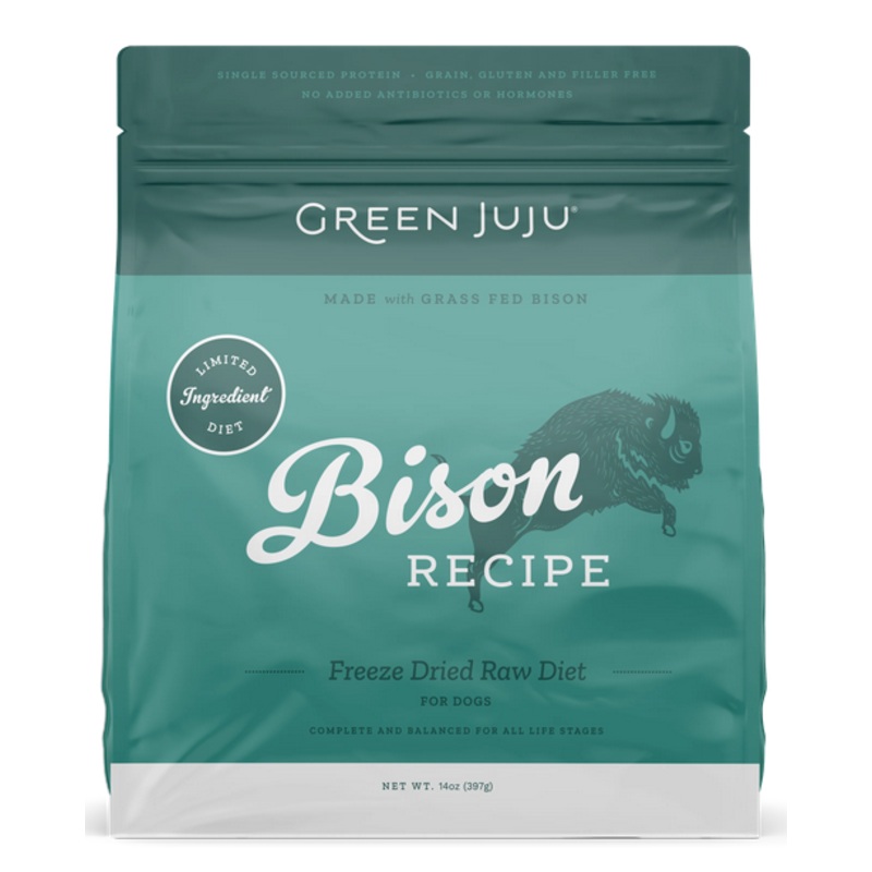 Green Juju Freeze Dried Limited Ingredient Bison 14 oz.