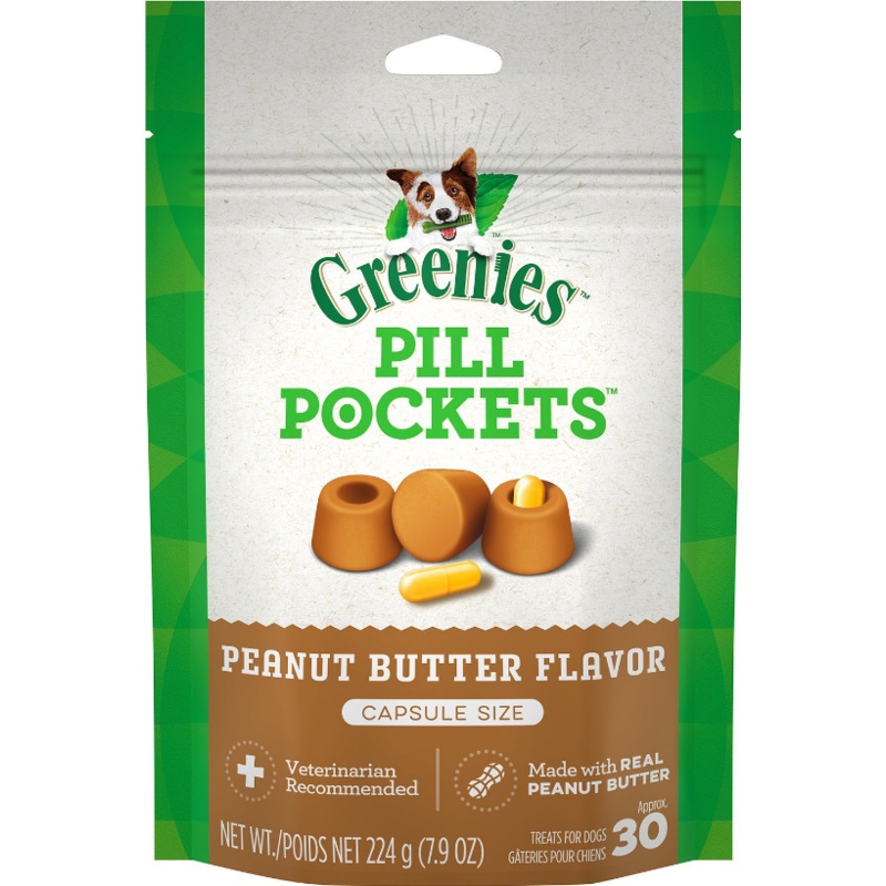 Greenies Pill Pockets Capsules Peanut Butter 7.9 oz. (30 ct.)