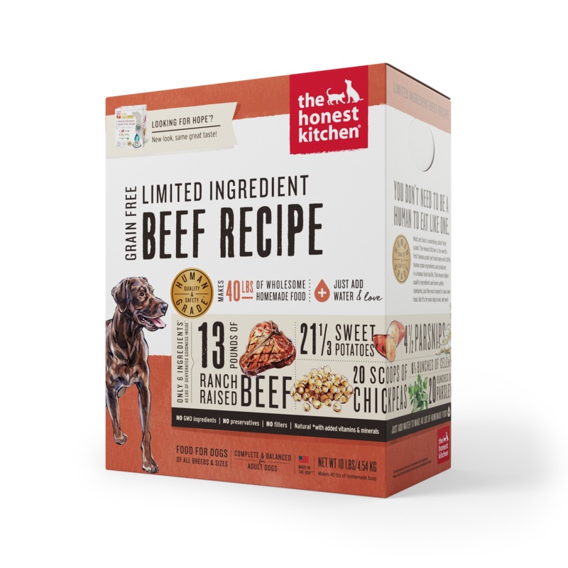 Honest Kitchen Limited Ingredient Beef Recipe