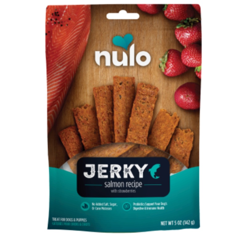 Nulo Freestyle Jerky Salmon & Strawberries 5 oz.
