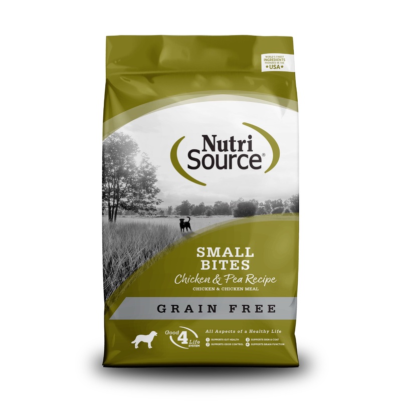 Nutri Source Grain-Free Small Bites Chicken & Peas Formula