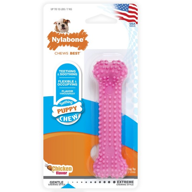 Nylabone Puppy Dental Chew Pink