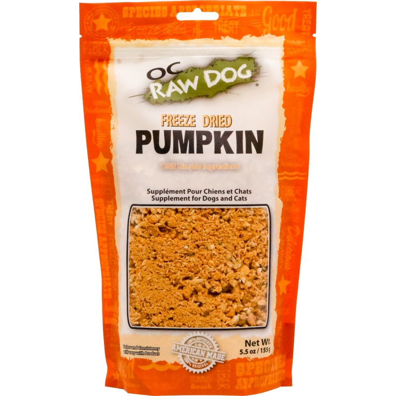 OC Raw Freeze Dried Pumpkin