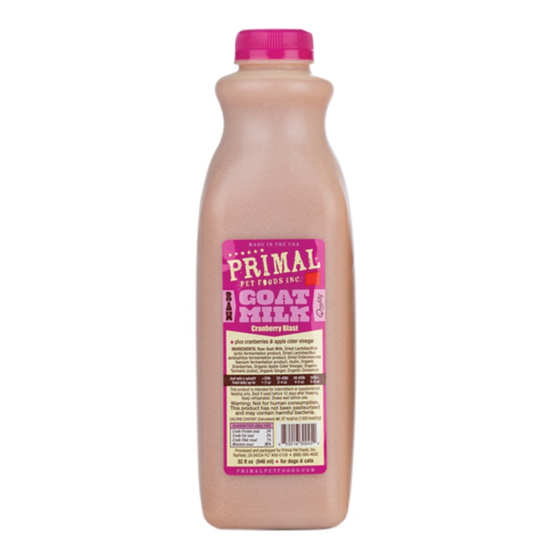 Primal Cranberry Blast Goats Milk 1 qt.