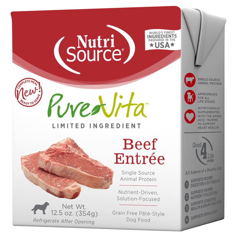 Pure Vita Grain-Free Beef Entree