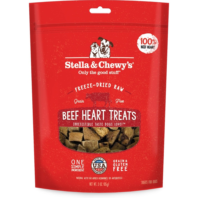 Stella & Chewy's Beef Heart Treats 3 oz.