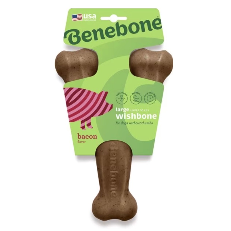 Benebone Wishbone Chew Bacon Flavor