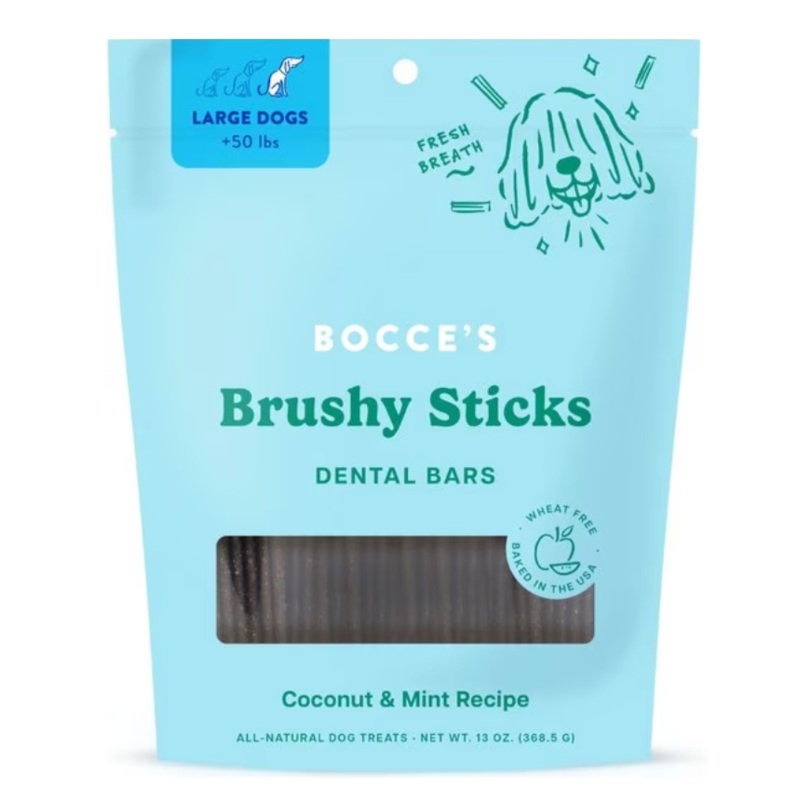 Bocce's Dailies Brushy Sticks Dental Treats