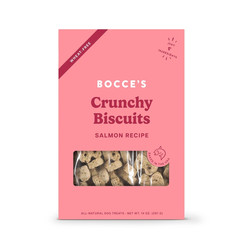Bocce's Oven-Baked Biscuits Salmon 14 oz.