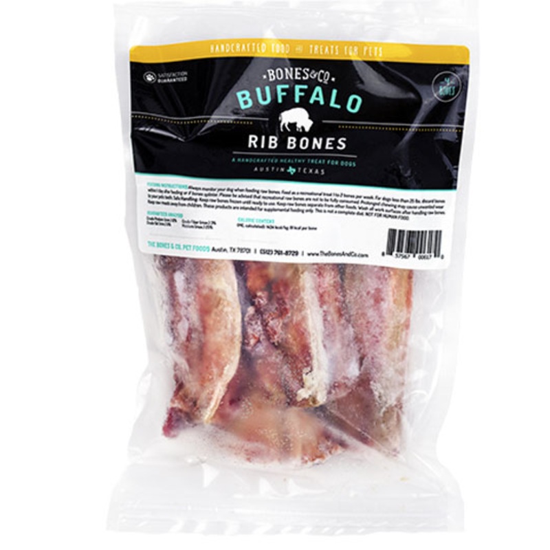 Bones & Co Buffalo Rib Bones 4 Pack