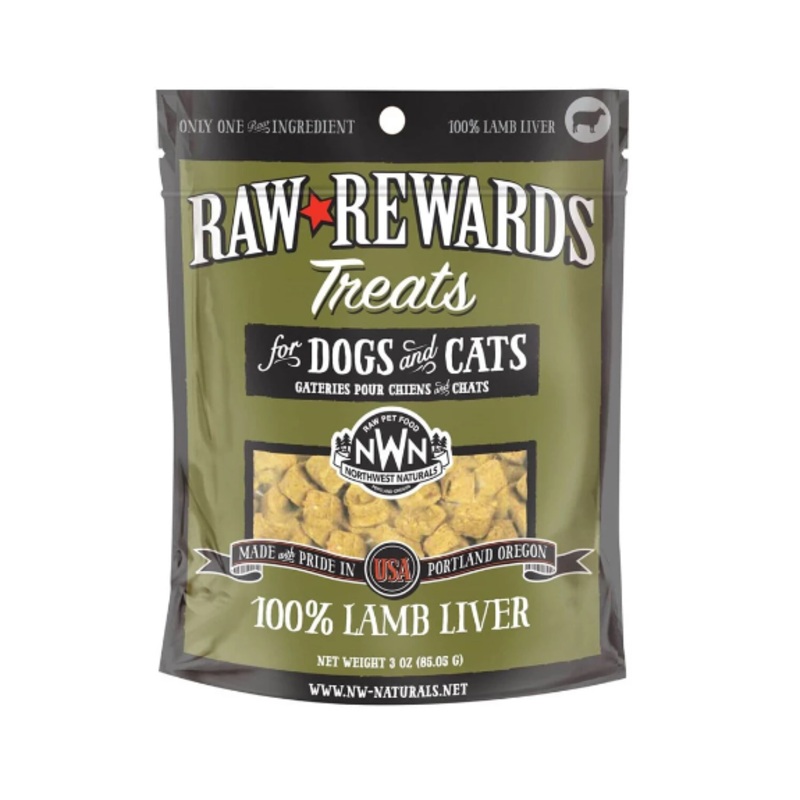 Northwest Naturals Freeze Dried Lamb Liver 3 oz.