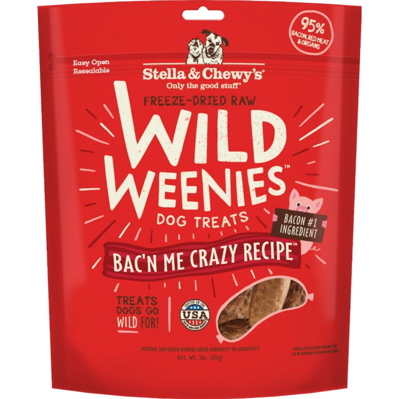 Stella & Chewy's Wild Weenies Bac'n Me Crazy Recipe 3.25 oz.