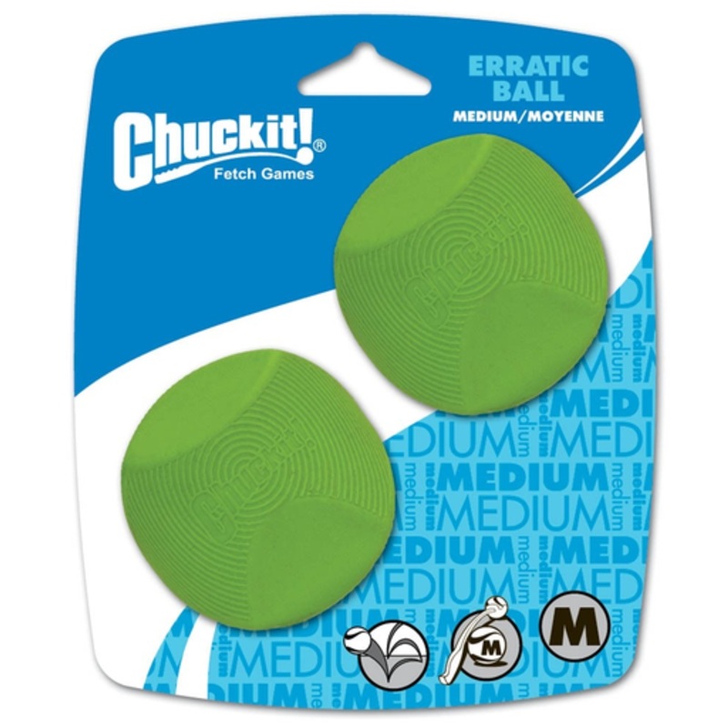 Chuckit! Erratic Ball Medium 2 Pack