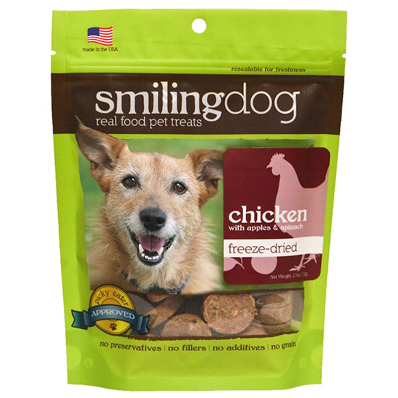 Herbsmith Smiling Dog Freeze Dried Chicken 2.5oz