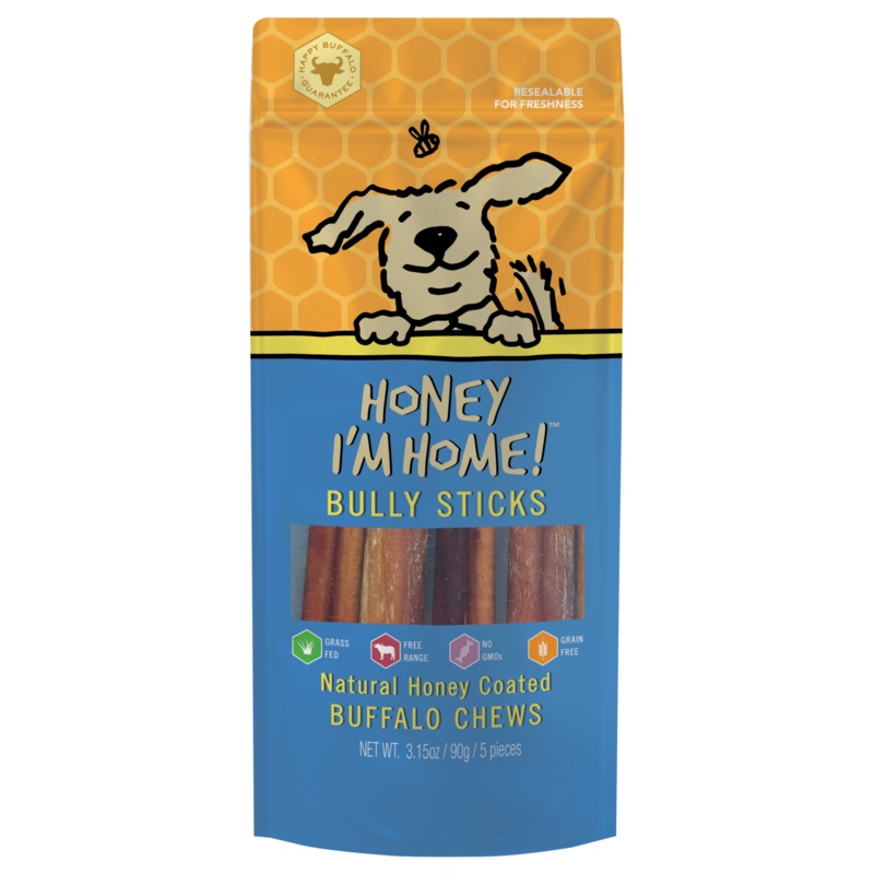 Honey I'm Home Buffalo Bully Sticks 6" 3.15 oz.