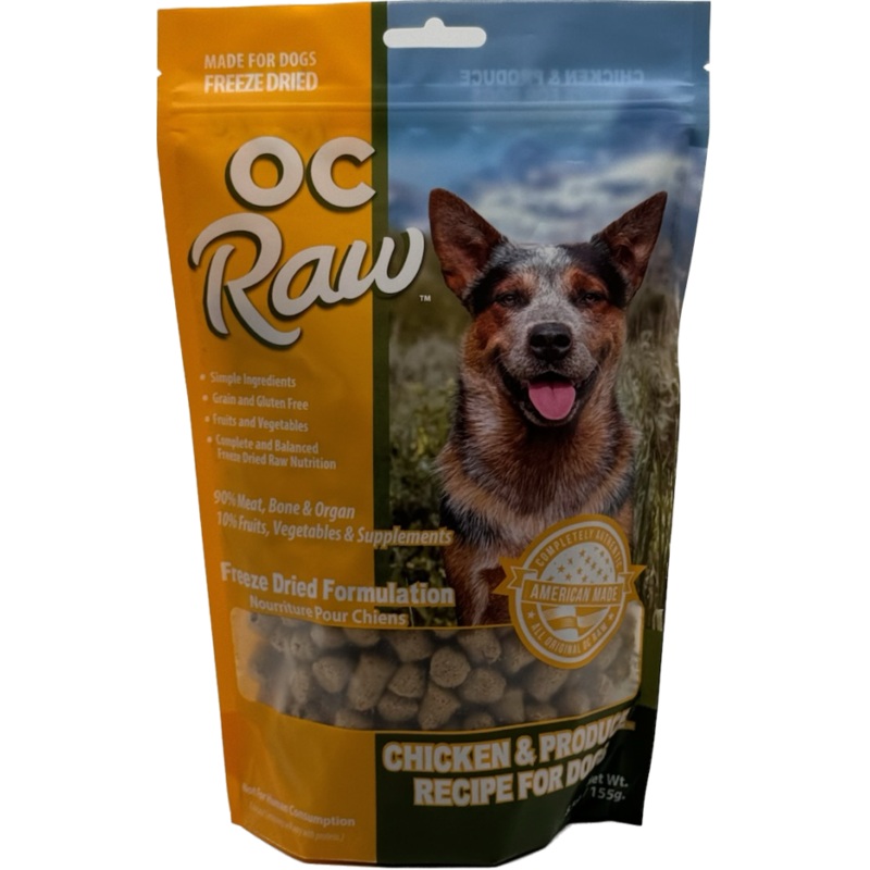 OC Raw Freeze-Dried Chicken & Produce Rox