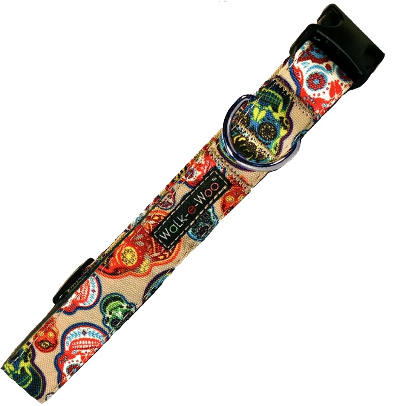 Walk-e-Woo Day of the Dead Collar