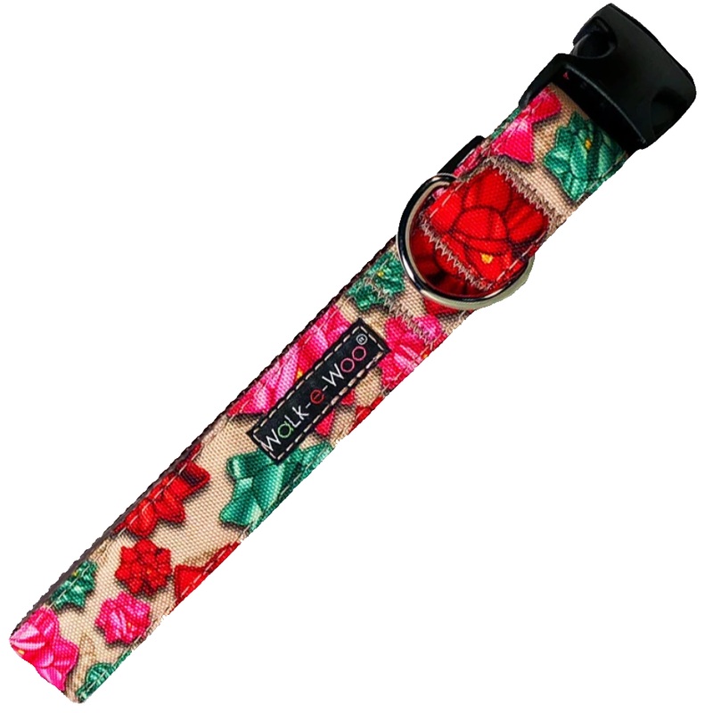 Walk-e-Woo Mayan Flowers Collar