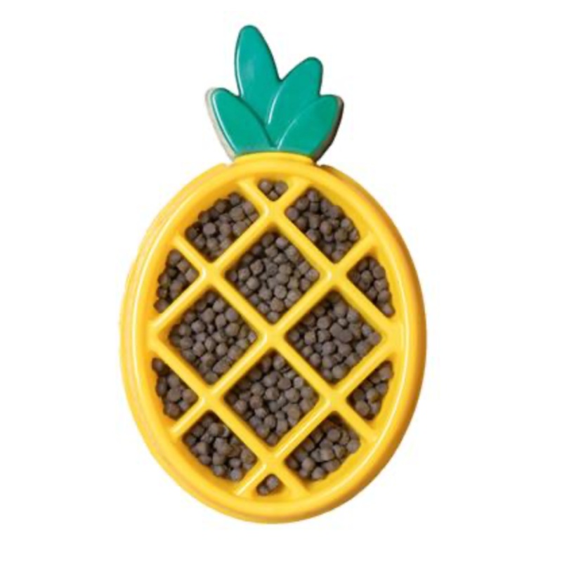 Zippy Paws Slow Feed Happy Bowl Pineapple
